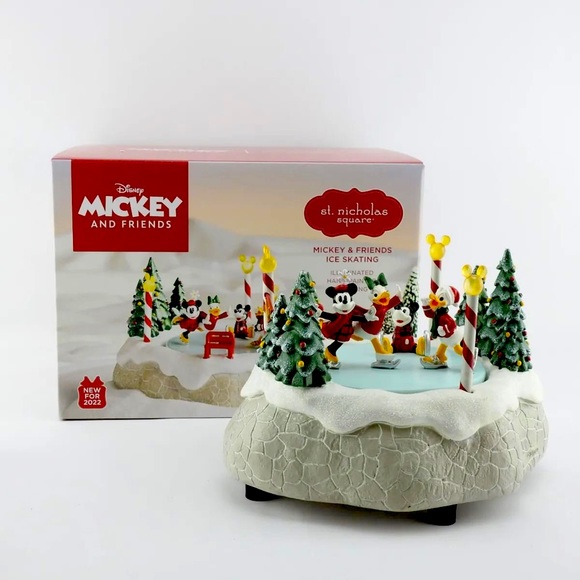 Disney's Mickey and Friends Ice Skating Tabletop Decor - Picture 1 of 5